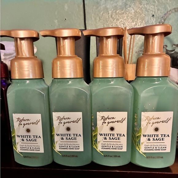 Bath & Body Works Other - Bath & Body Works White Tea & Sage Foaming Hand Soap (4)